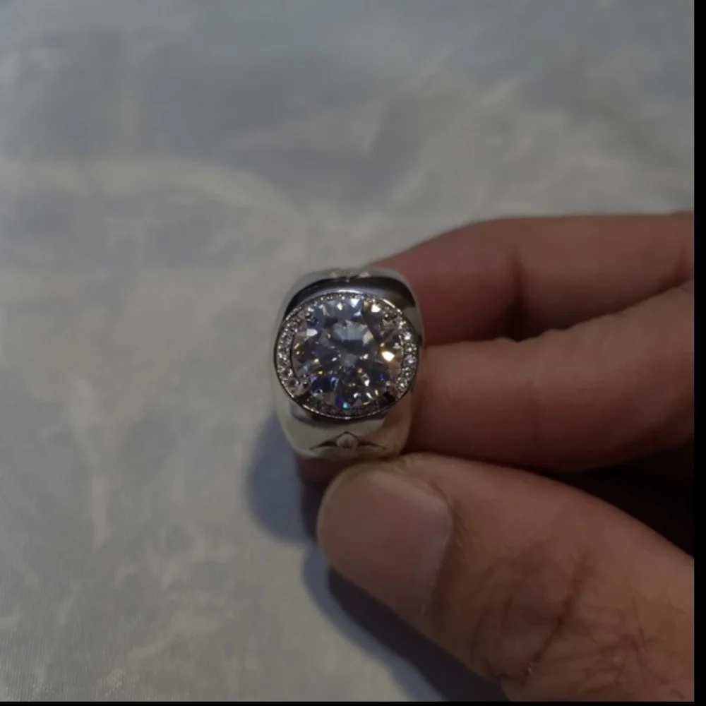 Certificate 5ct Moissanite Ring